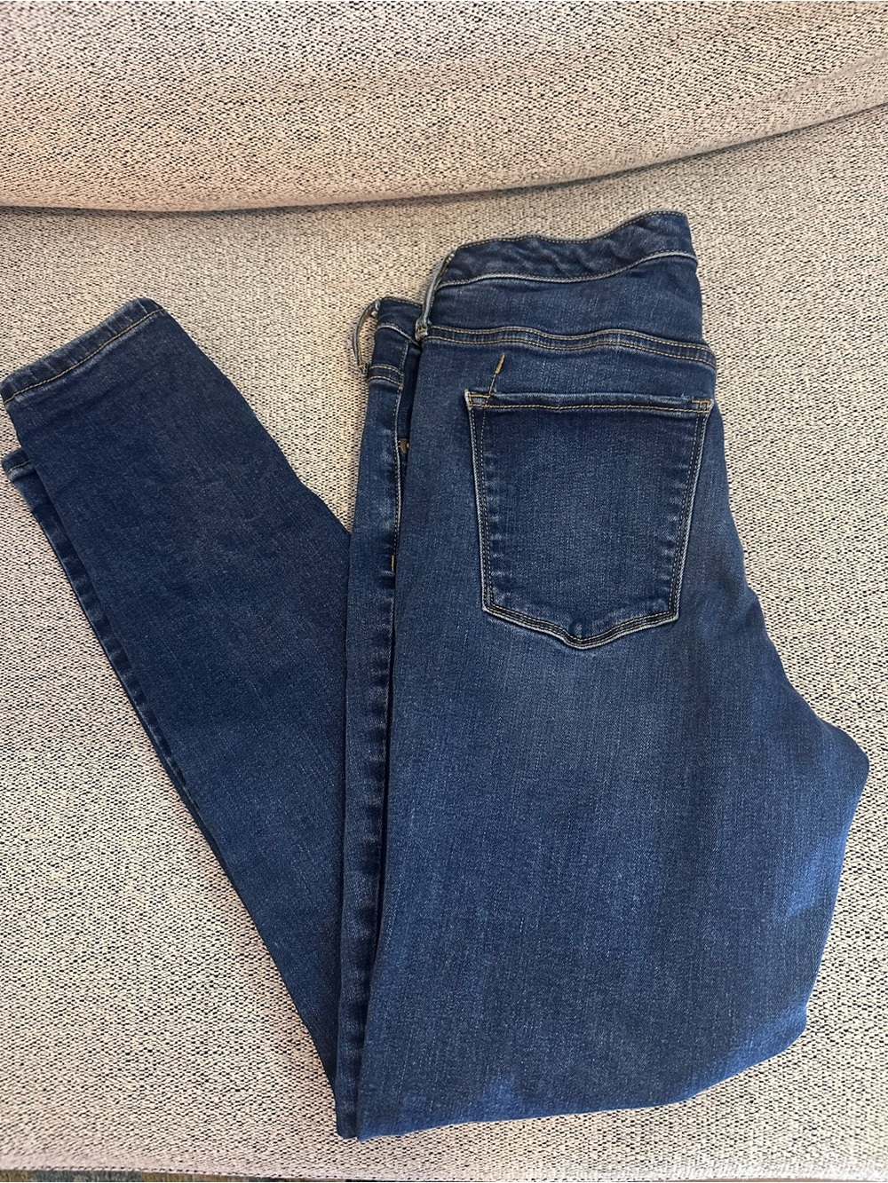 Mossimo Supply Co. High-Rise Dark Blue Skinny Jeans